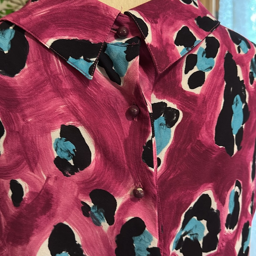 Marni Leopard-Print Tank Top in Dry Rose - Picture 8 of 12